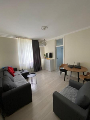 42m square apartment bedroom living room and kitchen separatly